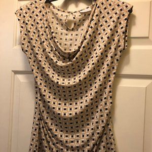 New York & Company Cowl Neck with Keyhole Shirt